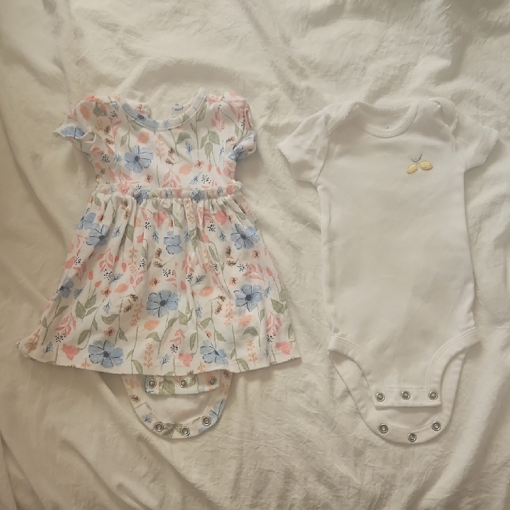 Carters, Child Of Mine, white, Newborn, Onesie, 0 Monthes